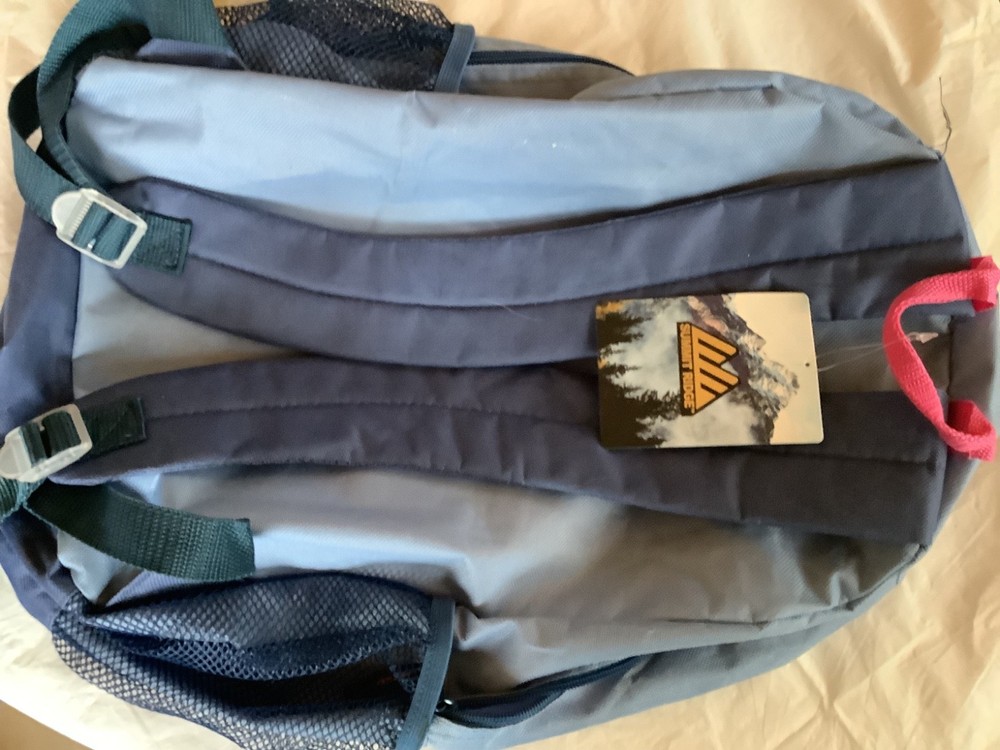 Summit Ridge Blue / light blue Back Pack 18x15 NWT