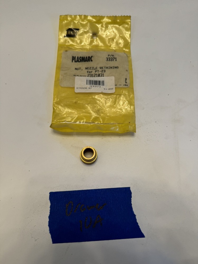 Esab Plasmarc 33371 Nozzle Retaining Nut For PT-23