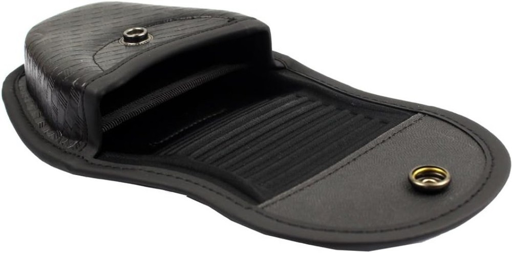 Covered Handcuff Case, Molded Hiddend Snap Double Cuff Case