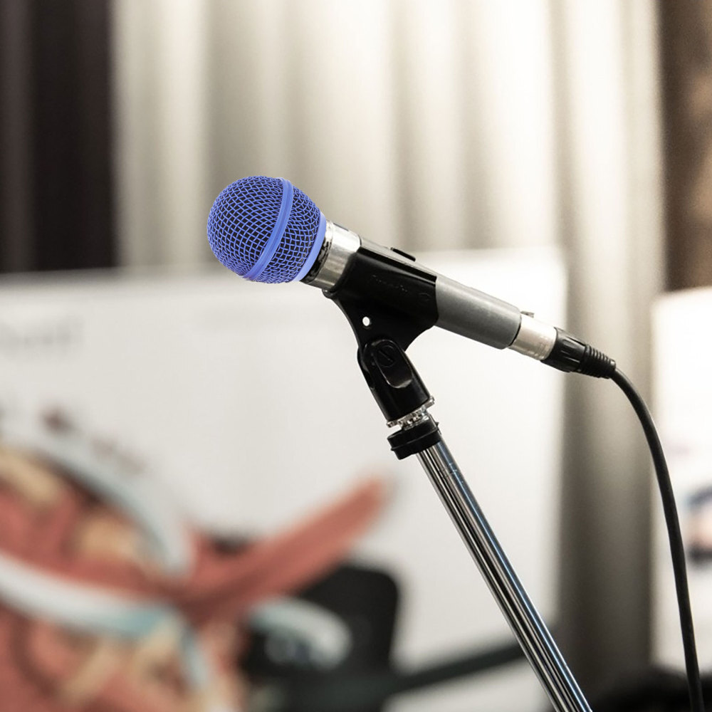 4 Pcs Sm58 Microphone Head Grill Replacement Colored Grille