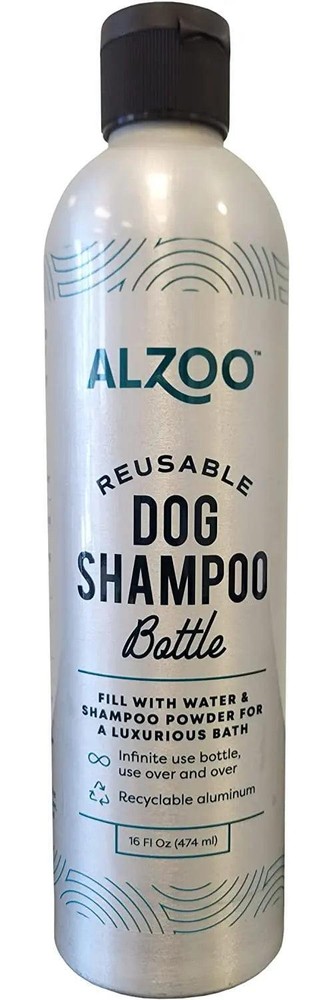 Alzoo Reusable Dog Shampoo Bottle 16 oz.