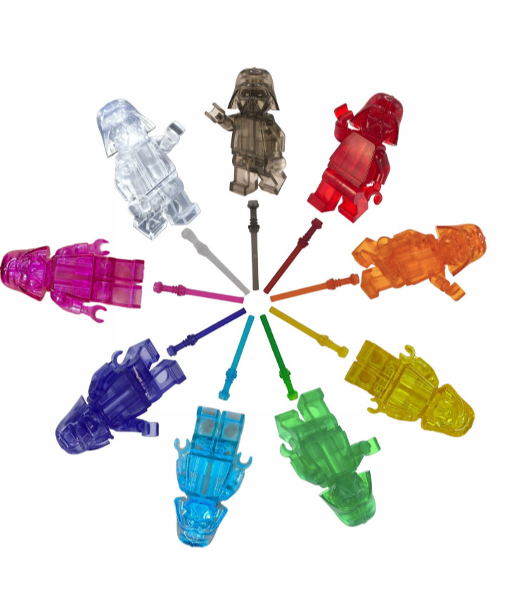 Darth Vader Lego Star Wars Prototype Transparent Minifigure Select a Color