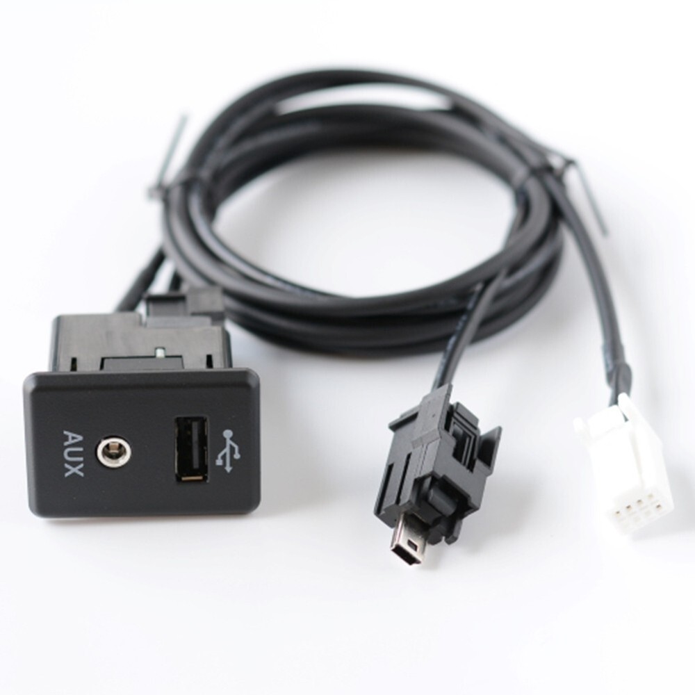 28023-4BA0B For Nissan 2013-2019 Auxiliary AUX Stereo Adaptor Audio Socket+Cable