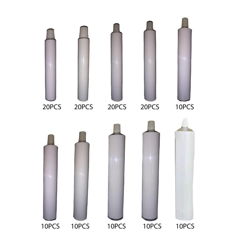 Empty Aluminum Paint Tubes Toothpaste Storage Refillable Container