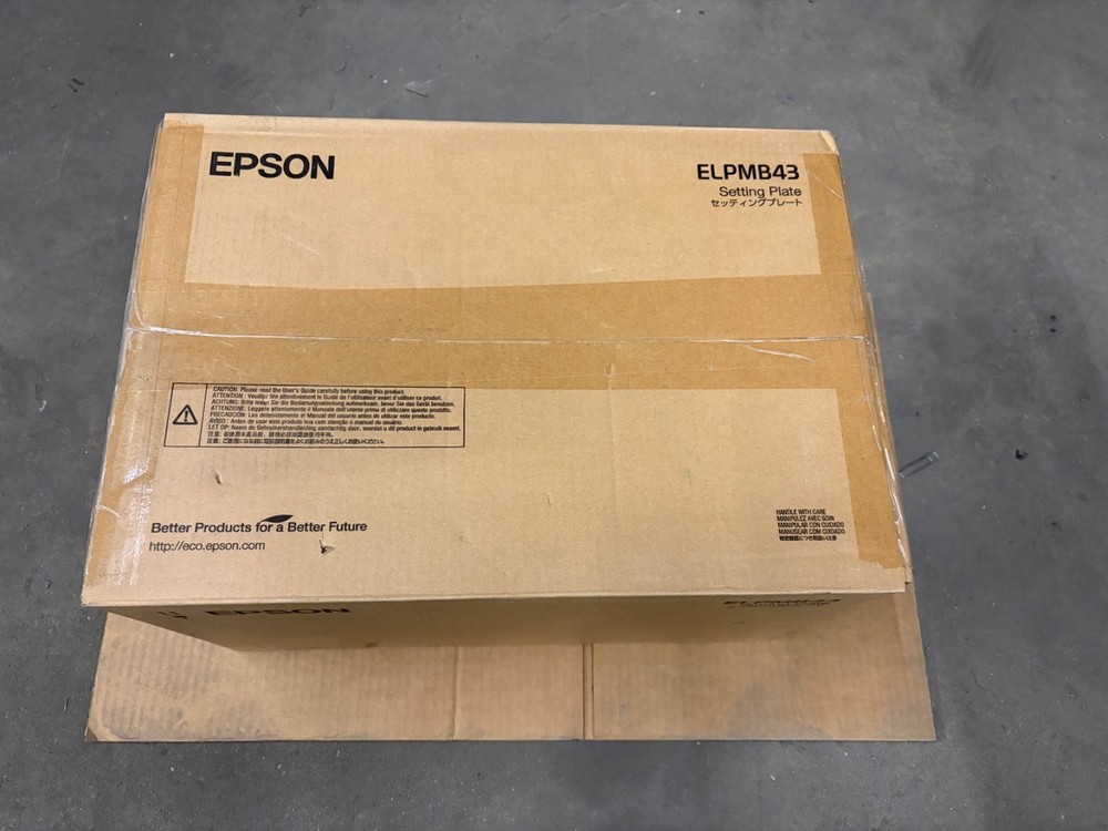 Epson ELPMB43 Short Throw Projector Mount w/ Extended Covers and Mounting Plate