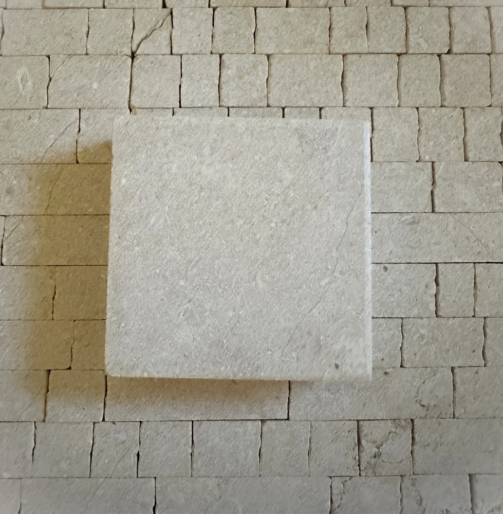 Plain Authentic Jerusalem Limestone Stone 3*3 in
