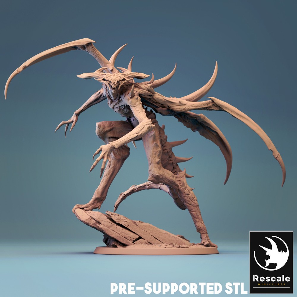 Grimdark Miniature Tormentor Matriarch wargaming 75mm base