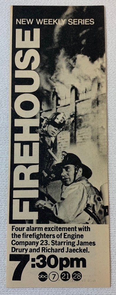 1974 ABC-TV ad ~ FIREHOUSE