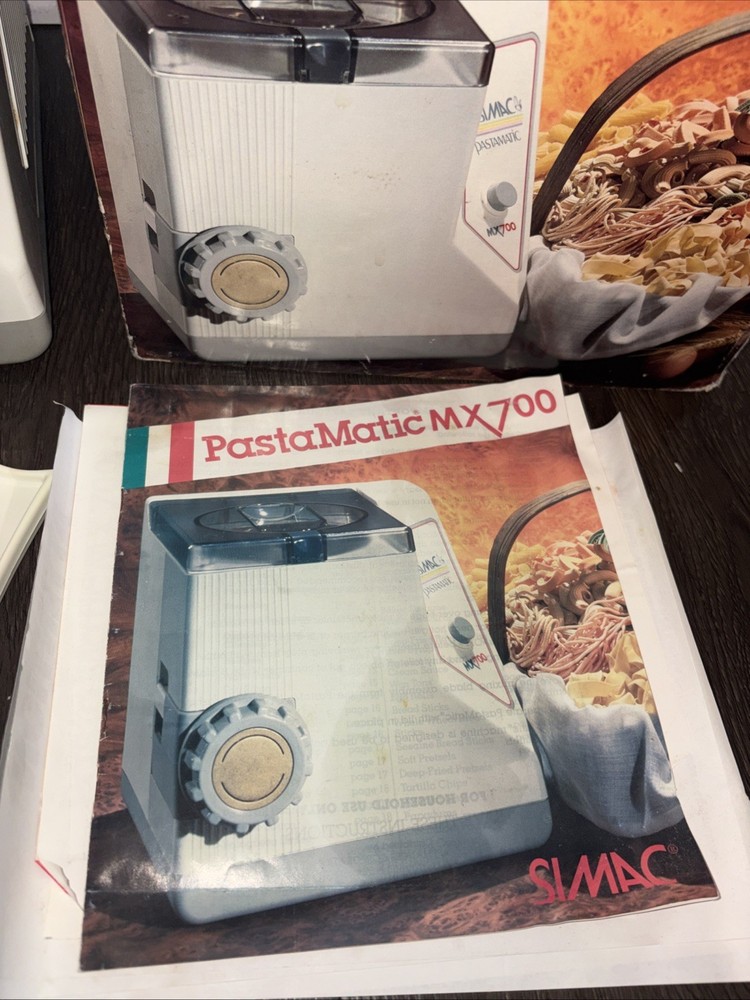 Vintage Simac PastaMatic 700 Automatic Pasta Machine - Tested & Working