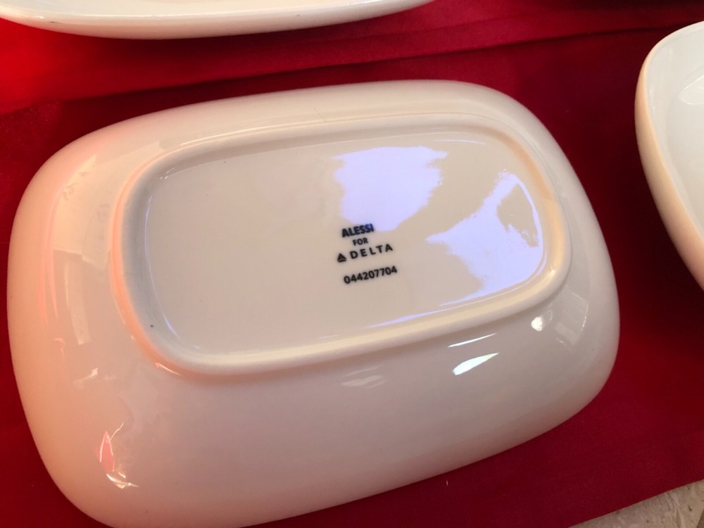 Alessi For Delta 044207704 Shallow Bowl - Quantity 4 - NEW