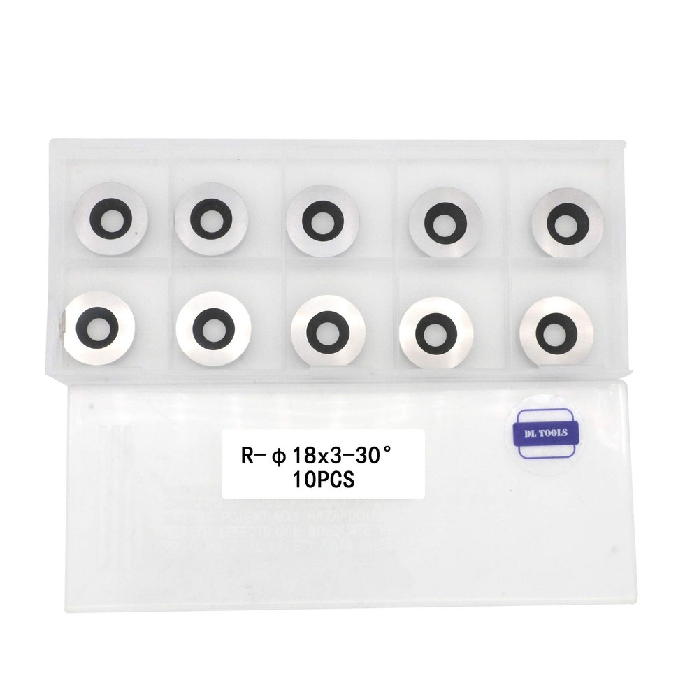 DLtools 18mm Round Tungsten Carbide Insert Replacement Cutters(30 Cutting Ang...