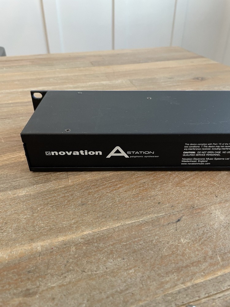 Novation A-Station Polyphonic Synthesizer Rackmount Sound Module NICE FREE SHIP!