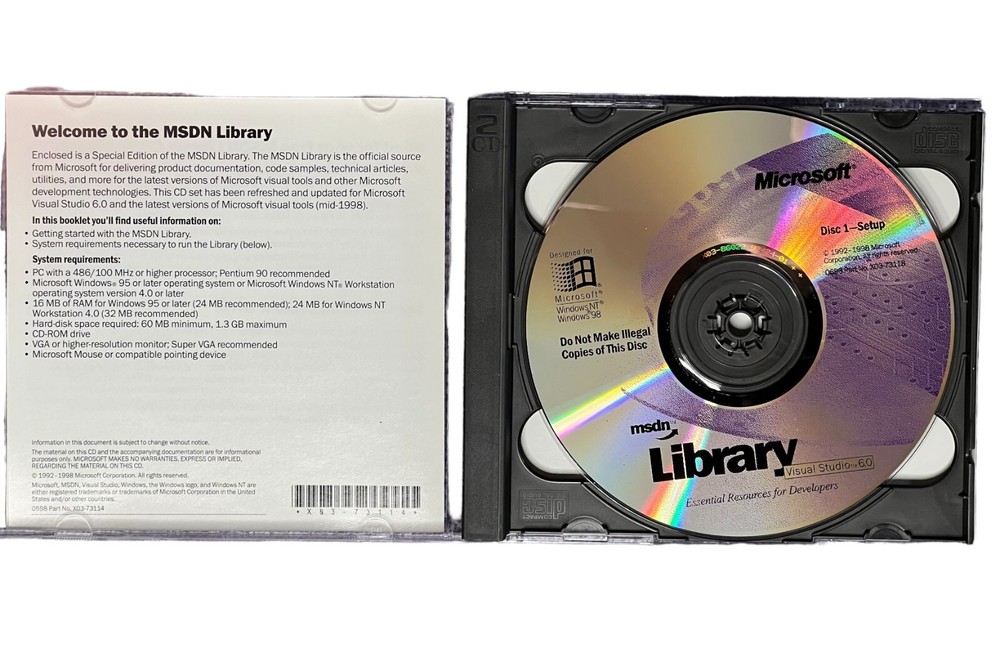 Microsoft Visual Basic 6.0 Professional Edition Windows 95, NT 4.0 or Later