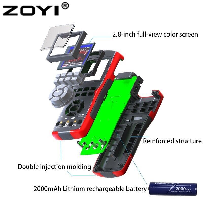 Handheld 2 in 1 Oscilloscope Multimeter Capacitance Resistance Tester Waveform