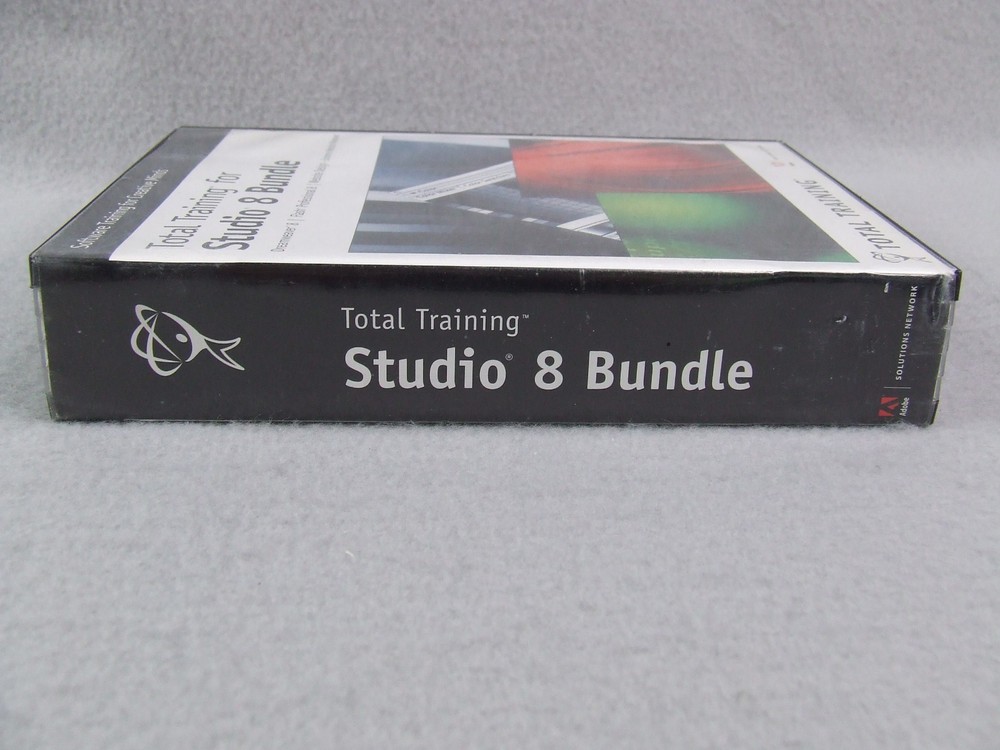Adobe Total Training Studio 8 Bundle (6 Disc DVD Set) Software Training