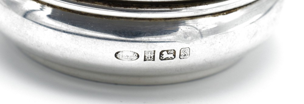 Vintage Solid Silver Powder Rouge Pot Snuff Box 1992 Broadway & Co.
