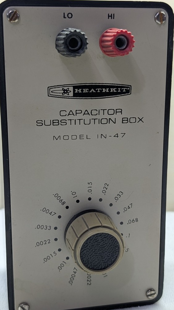Heathkit Capacitor Substitution Box Model IN-3147
