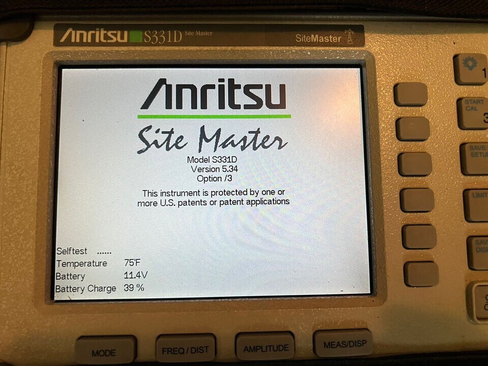 Anritsu S331D Site Master Cable & Antenna Analyzer SiteMaster S331