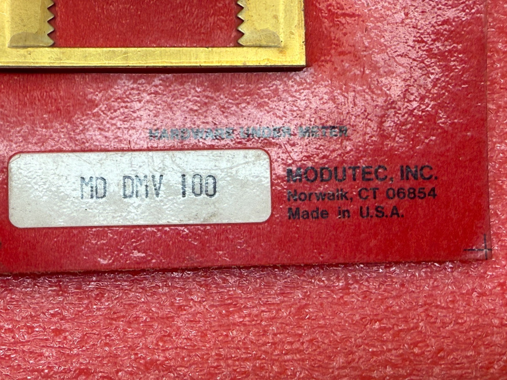 Modutec, MD DMV 100, 100mv Panel Meter, in Original Package, Fast Tracked Ship