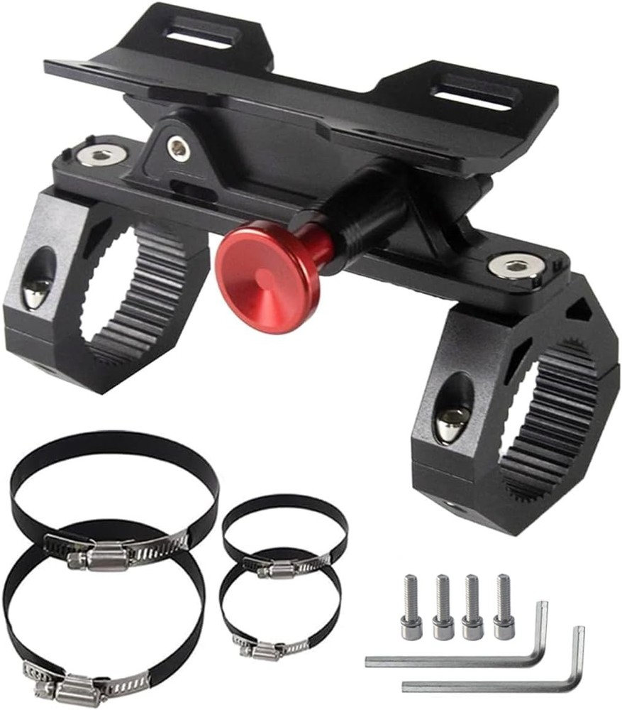 UTV Fire Extinguisher Mount Kit - Aluminum Adjustable Quick Release Black