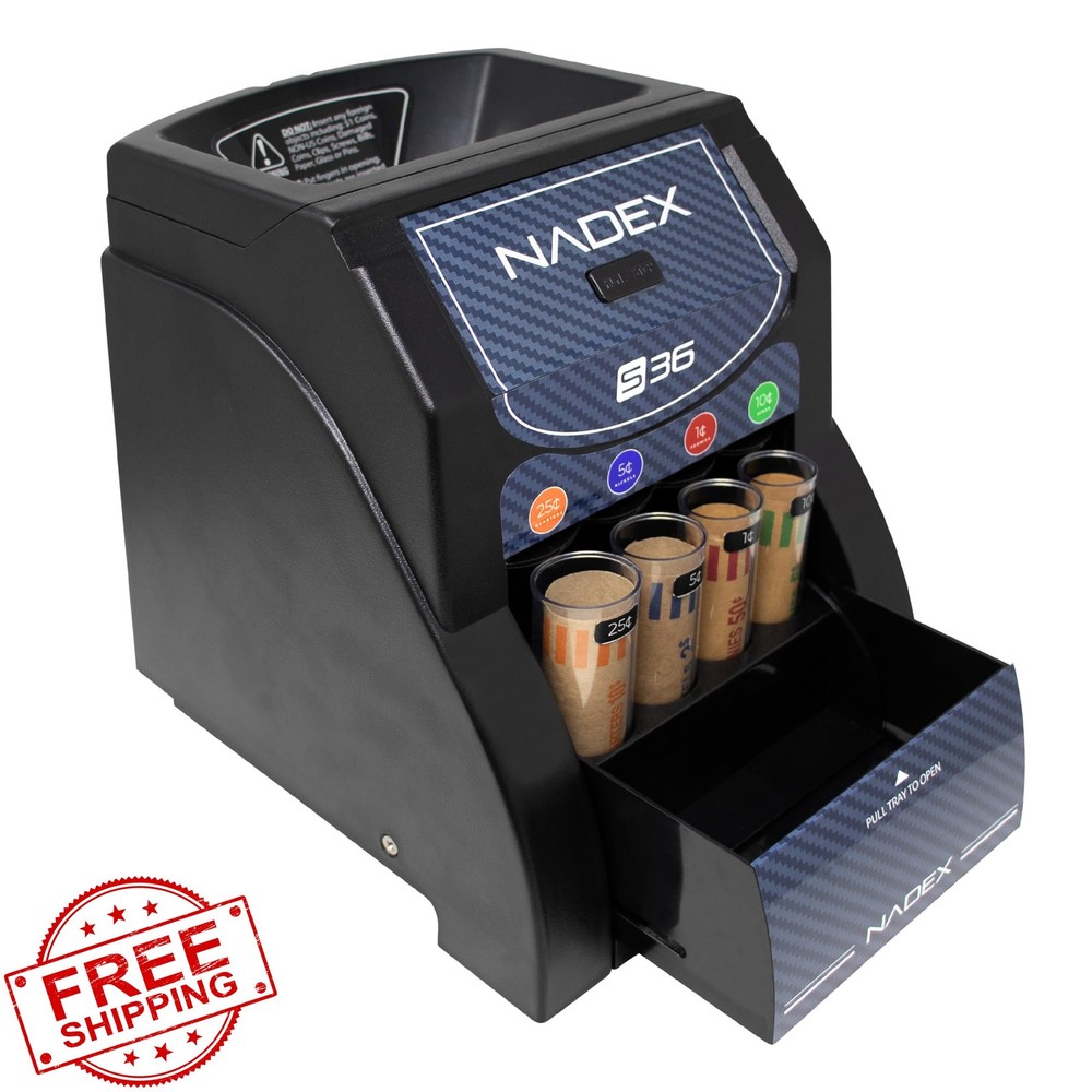 Nadex 36S Automatic Coin Sorter