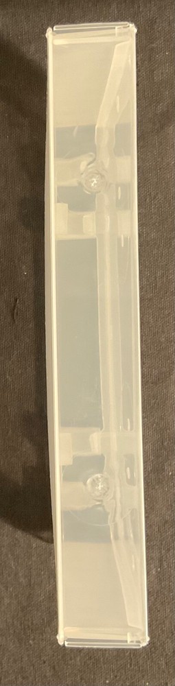 VHS Hard Clam Shell Cases - Clear - NEW !!