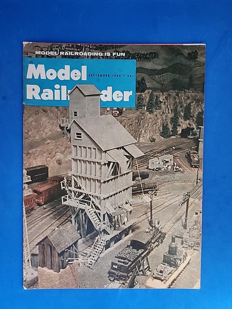Model Railroader Magazine September 1966 Issue Vintage