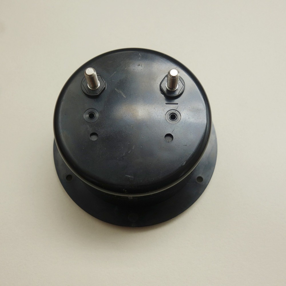 DC 0-1mA Round Analog Ammeter Panel AMP Current Meter Dia. 90mm Plastic Housing