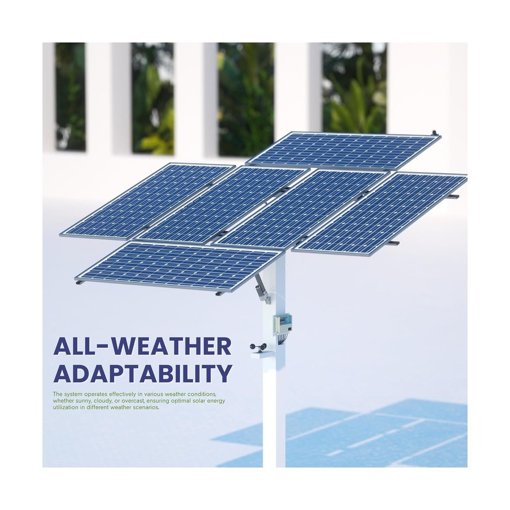 Dual-Axis Solar Tracker Controller Kit – Auto Sun Tracking with LCD, Wind