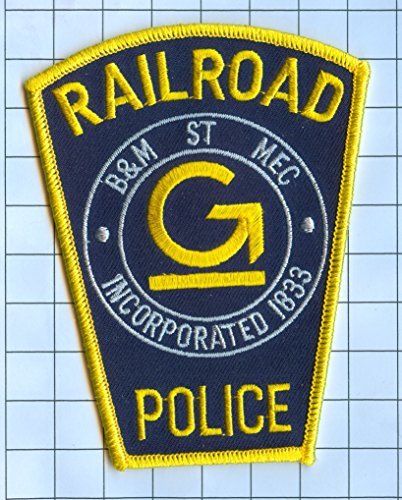 RAILROAD PATCH - Massachusetts - Railroad B&M ST MEC 1833 e