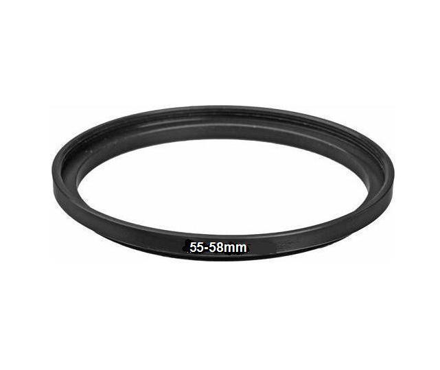 55mm-58mm Step-up Ring Metal Adapter 55-58mm