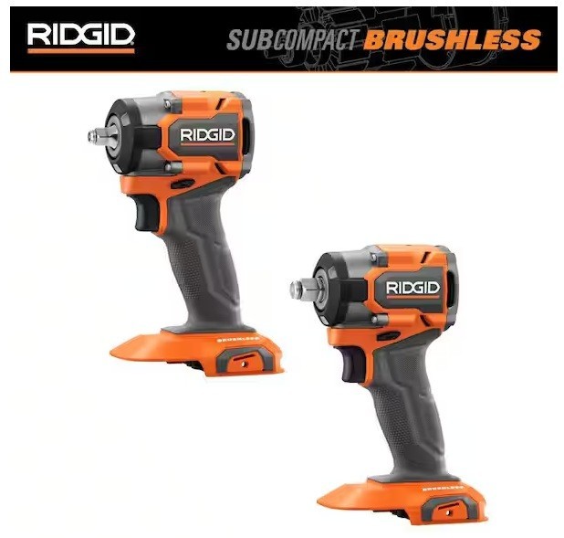 Ridgid 18V SubCompact Brushless 2-Tool Combo ~ TOOL ONLY