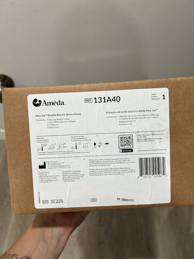 Ameda Mya Joy Double Electric Breast Pump