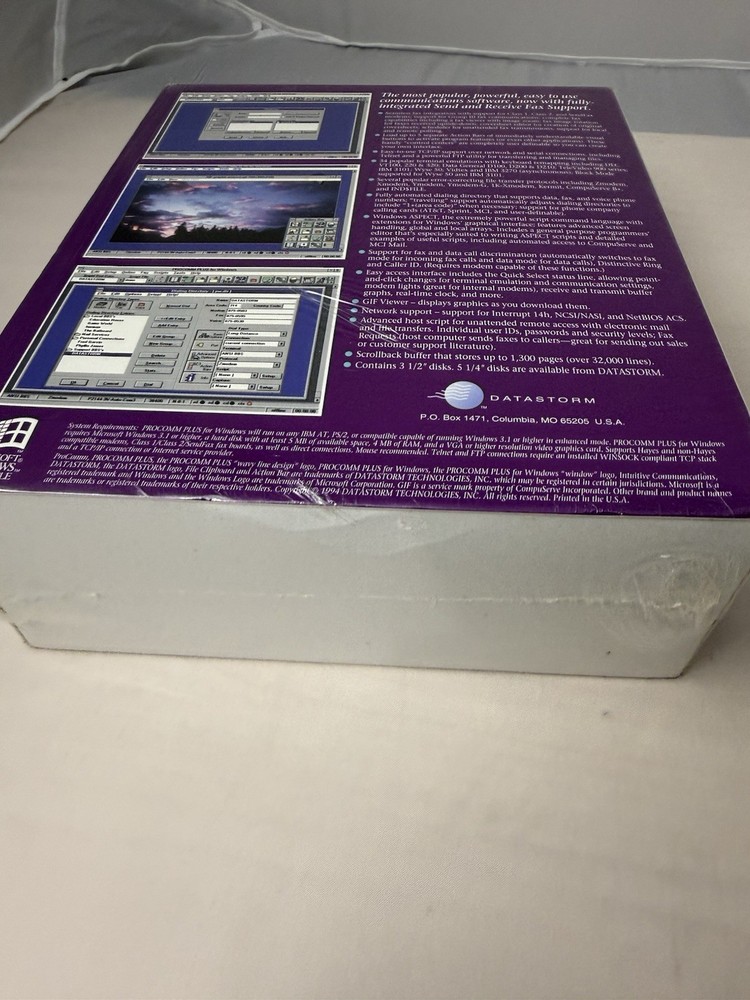 ProComm Plus for Windows Intuitive Data and Fax Communication Software - NEW