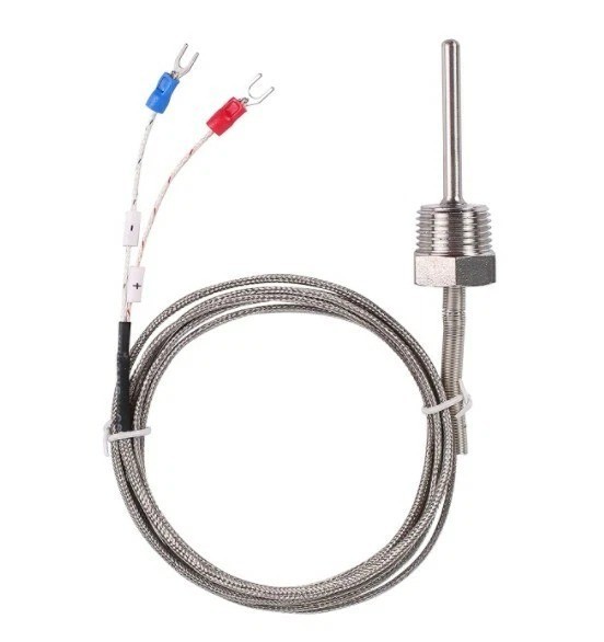 Waterproof K Type Thermocouple Temperature Sensor Probe For PID Controller Two