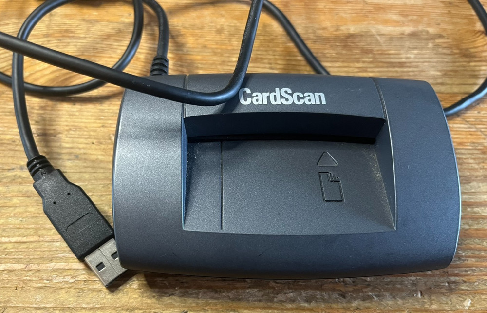 Corex CardScan 60 USB Wired Business Card Scanner Untested