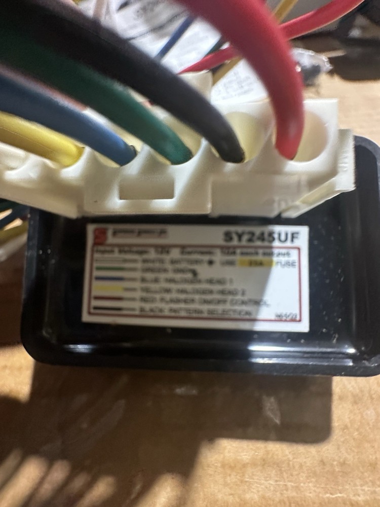 Sound off signal universal solid state flasher & 2 Amber multi pattern Light Kit