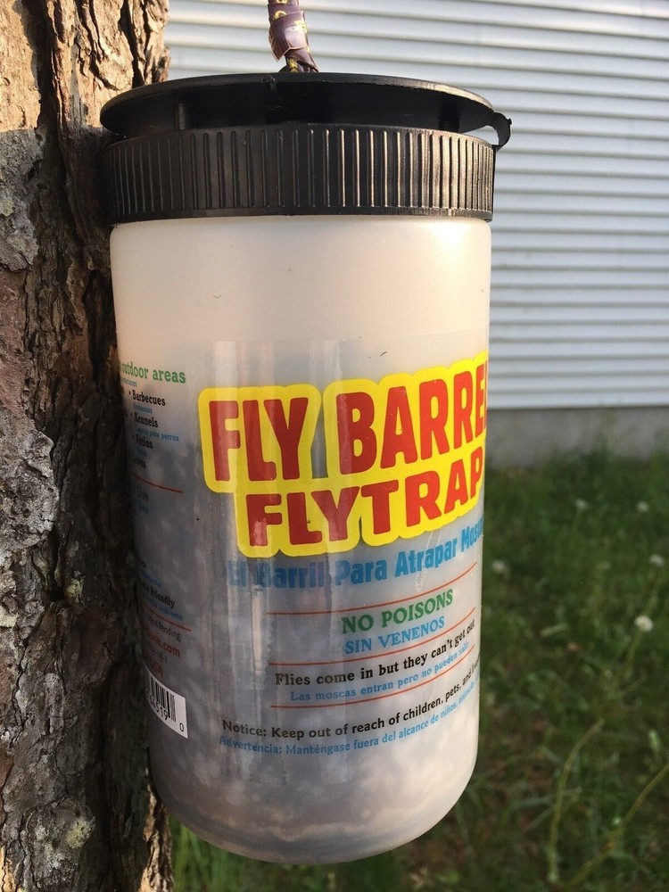 Flies Be Gone FLY BARREL Fly Trap - Reusable