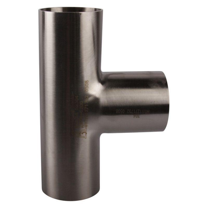 Long Tee | Weld 2 inch - Sanitary SS304 (2 Pack)