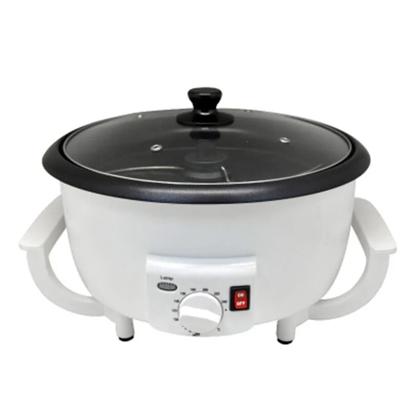 Electric Coffee Bean Roaster Non-Stick Coating Roasting Tools Home Grain Drying