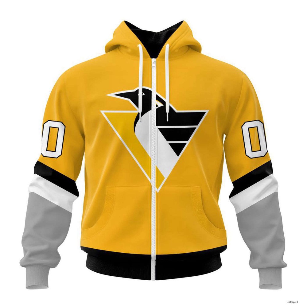 Personalized Pittsburgh Penguins Special Bold Design Hoodie Pullover