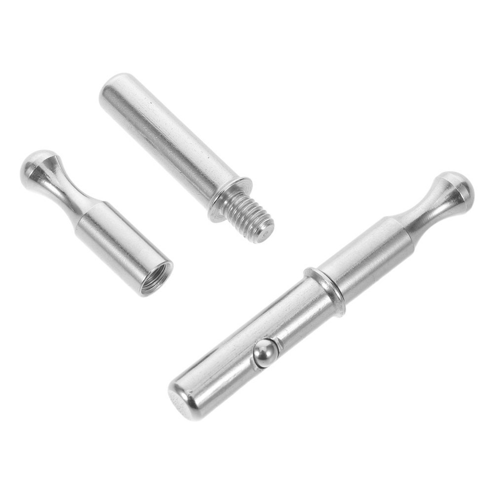 2 Pcs Sink Filter Accessories Basket Handle Stainless Threaded Kitchen Strainer