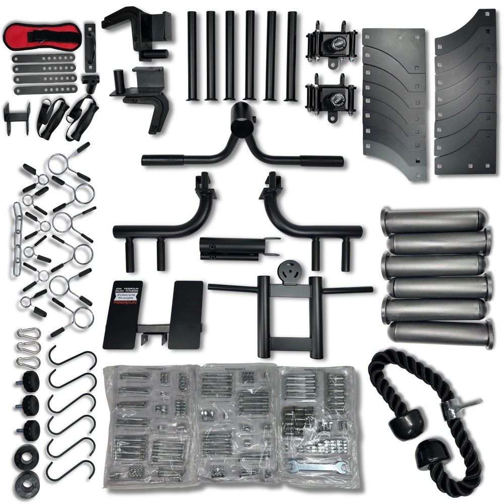 FEIERDUN Multi-Function Squat Rack Power Cage (INCOMPLETE KIT BOX 3 Of 3 ONLY)