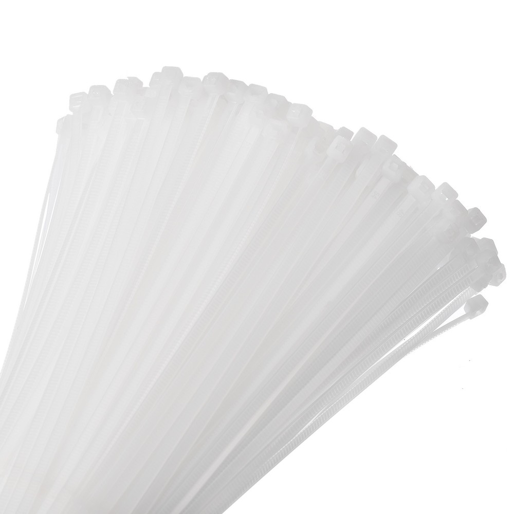 400pcs 8" 40 Lbs Cable Zip Ties Self-Locking Nylon Cable Ties 3/16"