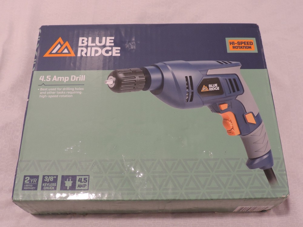 Blue Ridge Tools 4.5 Amp Power Corded Drill