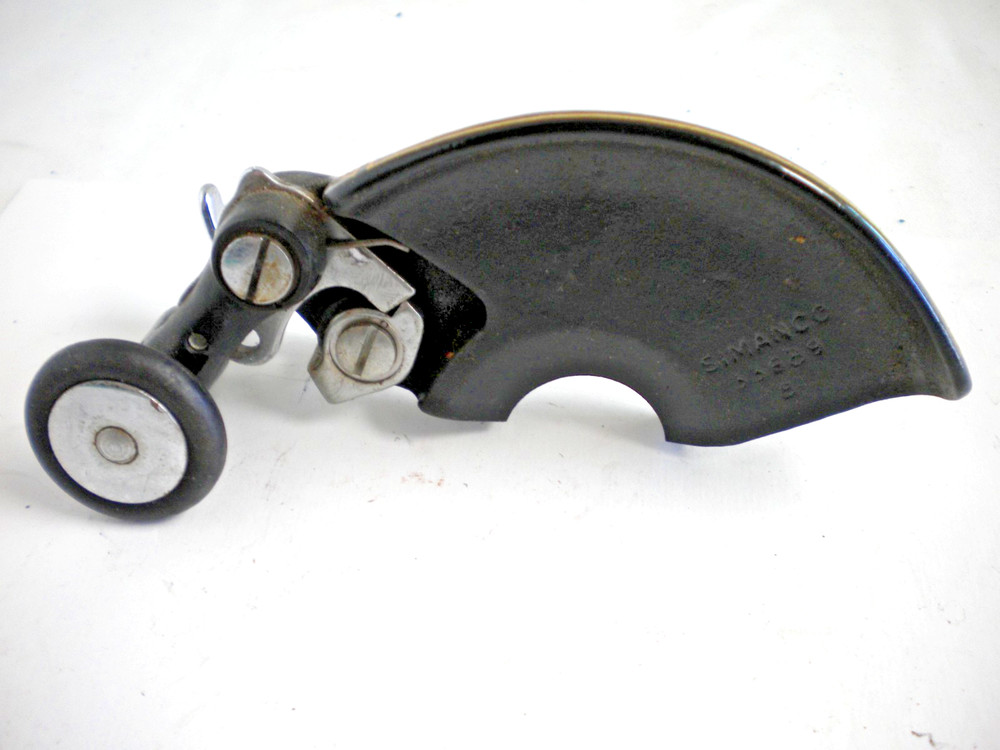 Singer 99K Vintage 1954 "Eye" Pattern Belt Guard, Bobbin Winder & Thread Guide