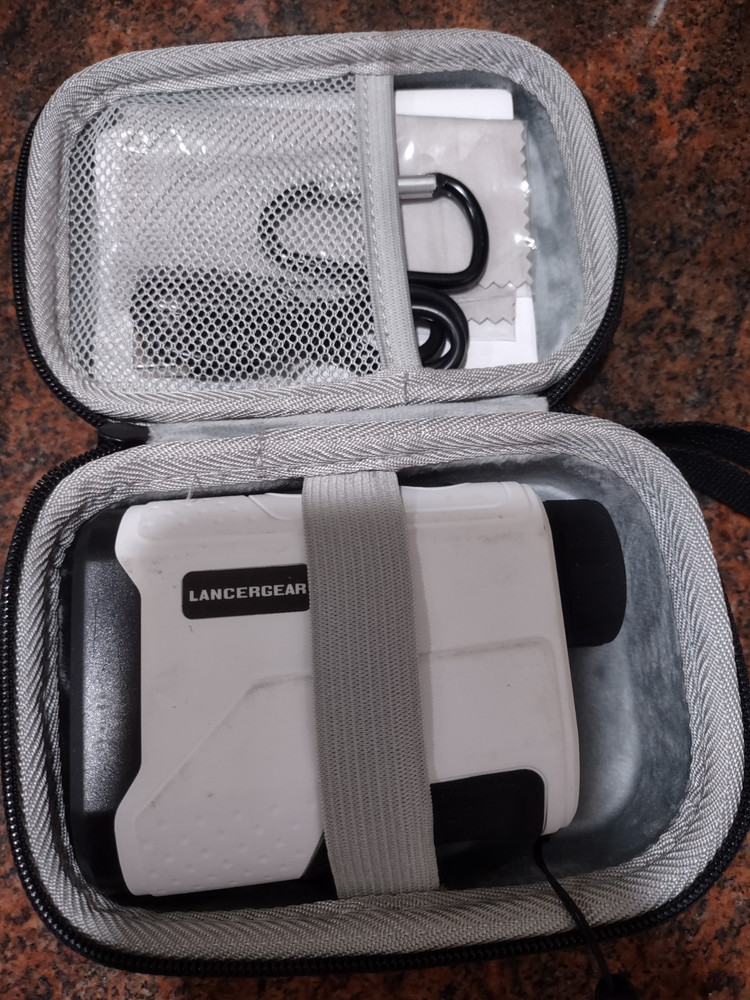 Lancergear laser rangefinder 6.5X 1000yd max range USB charging