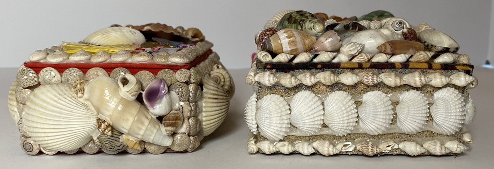 4 Handmade Seashell Boxes