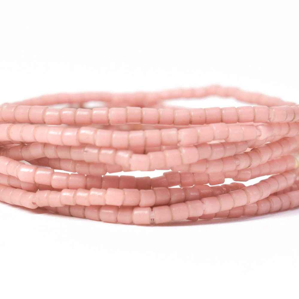 3 Strands Tile Pink Trade Beads