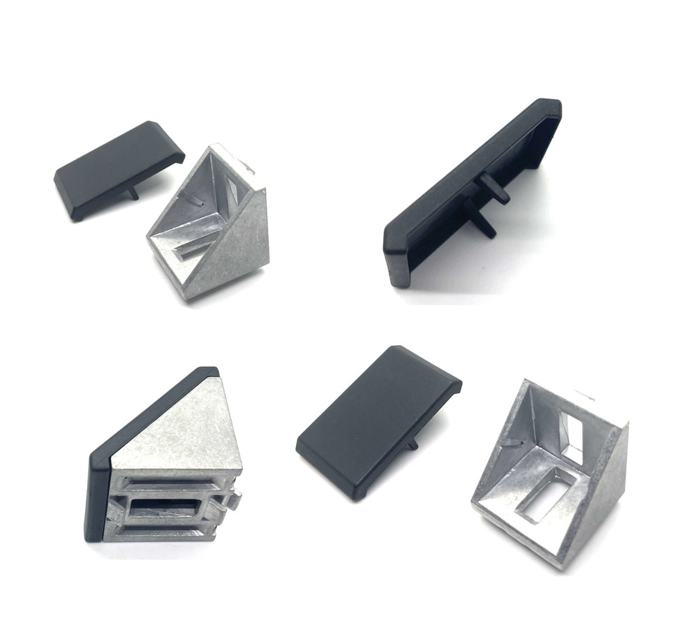 2 hole Slotted Inside Corner Bracket | 10 PACK | Compatible 80/20 15 Series